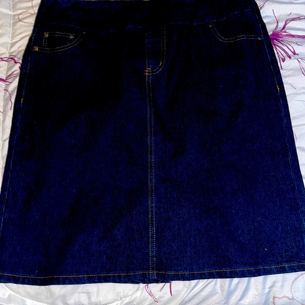NWOT CHADWICK’S DENIM SKIRT